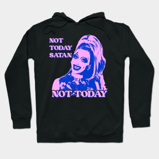 Not Today Satan, Not Today Bianca Del Rio Pastel Pop Art. RPDR Drag Race quotes Hoodie